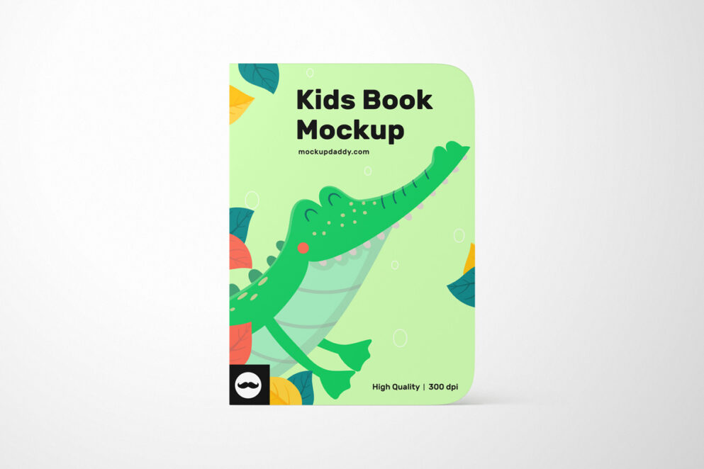 Rectangular Children's Illustration Book Mockup