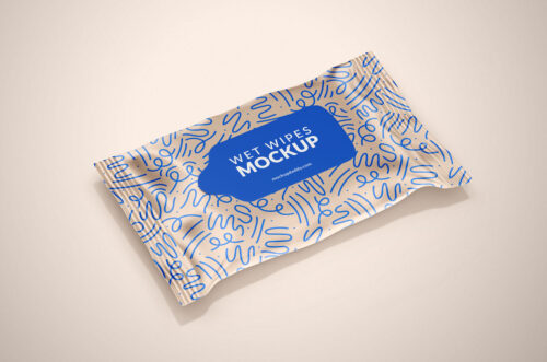 Small Wipes Packaging Mockups
