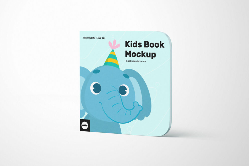 Square Children' Book Mockup Generator