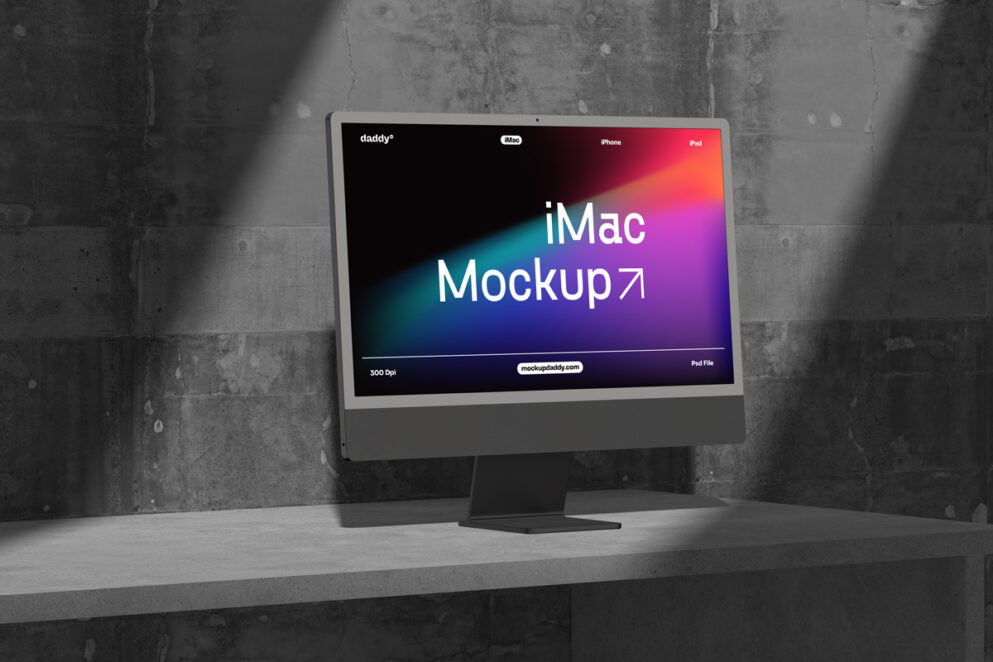 iMac Isolated Templates