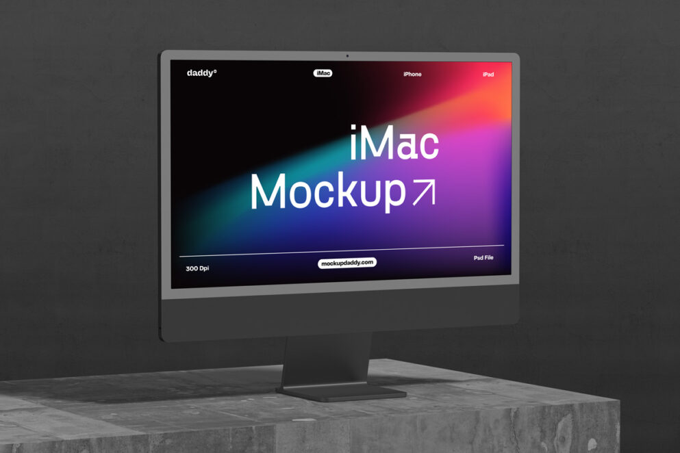 iMac Mockup 2022