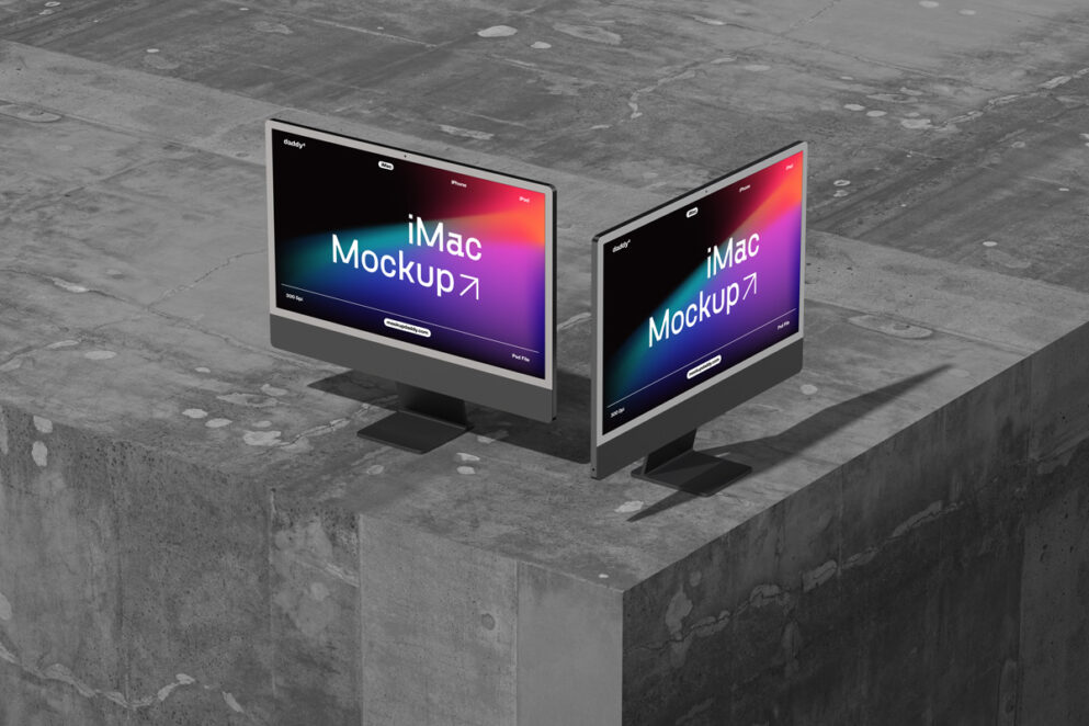 iMac Mockup Behance