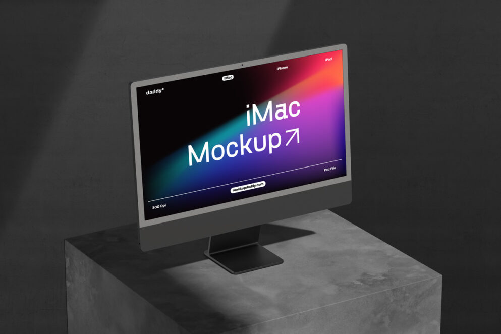 iMac Scene Mockup