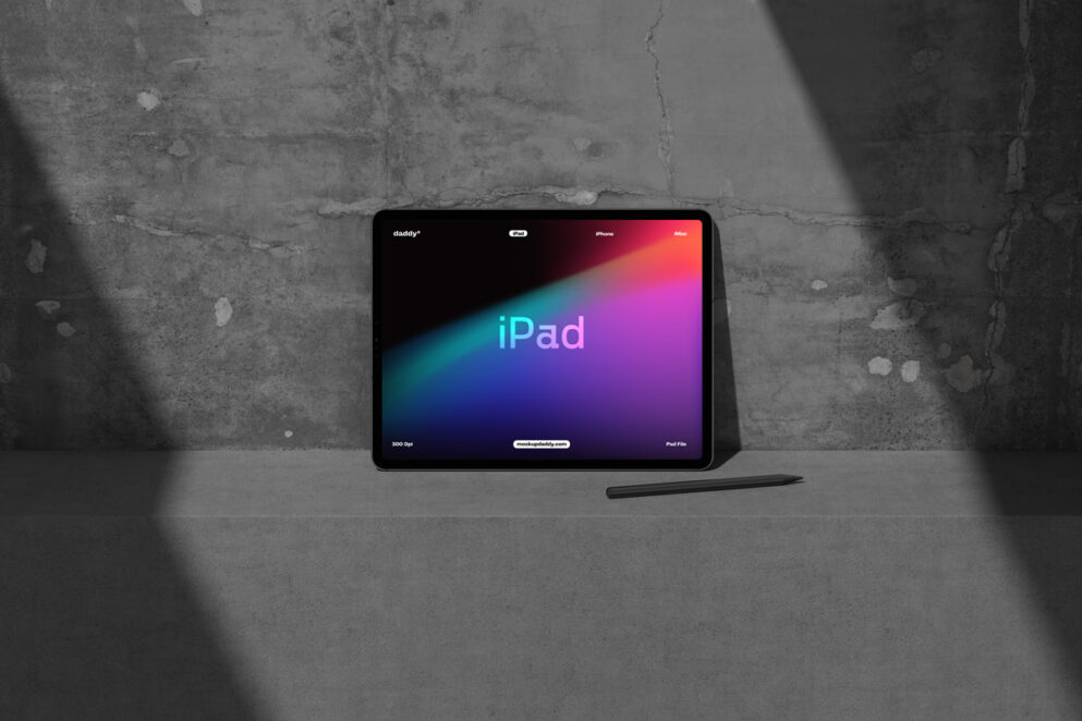 iPad 3d renders
