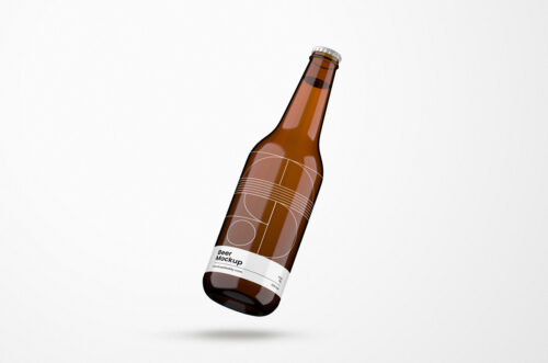 Best Beer Label Bottle Mockup