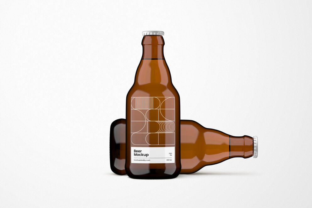 Bomber Beer Bottle Mockup Generator