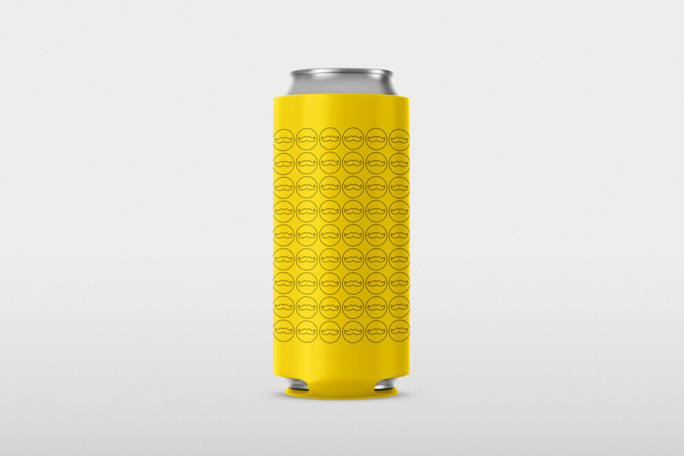 20oz beverage can in yellow color