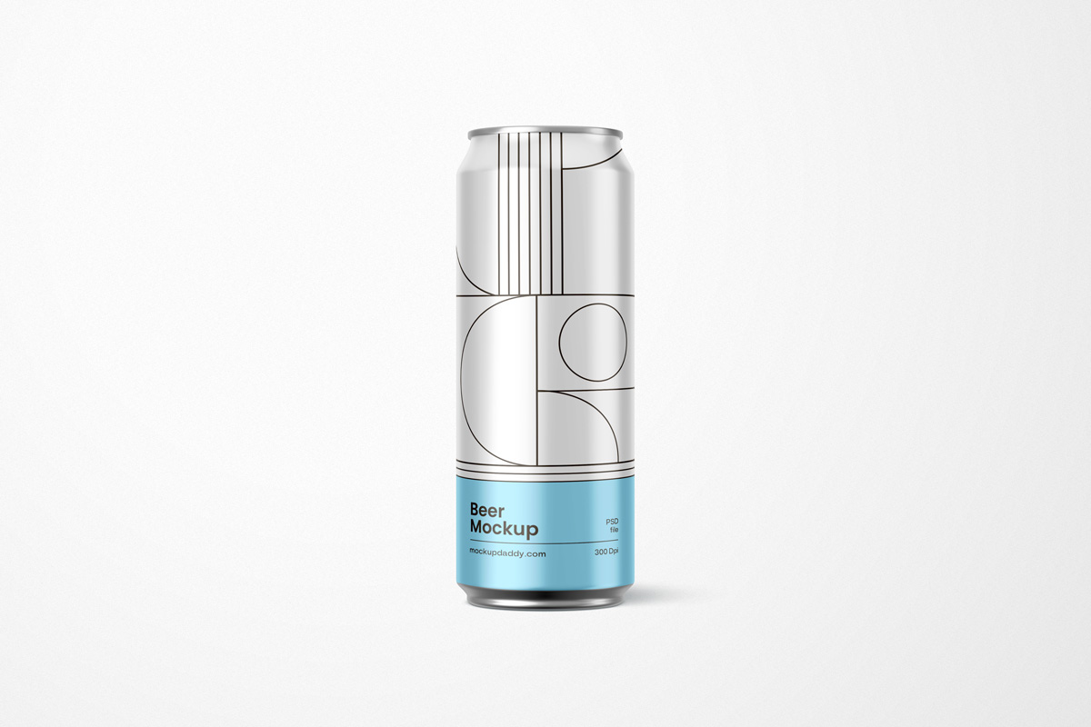 Beer Can Mockup to give your beer designs a new dimension