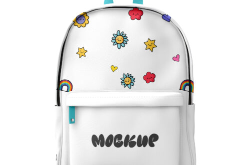 Backpack Mockup front view