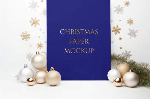 Christmas-standing-paper-mockup-with-decoration-