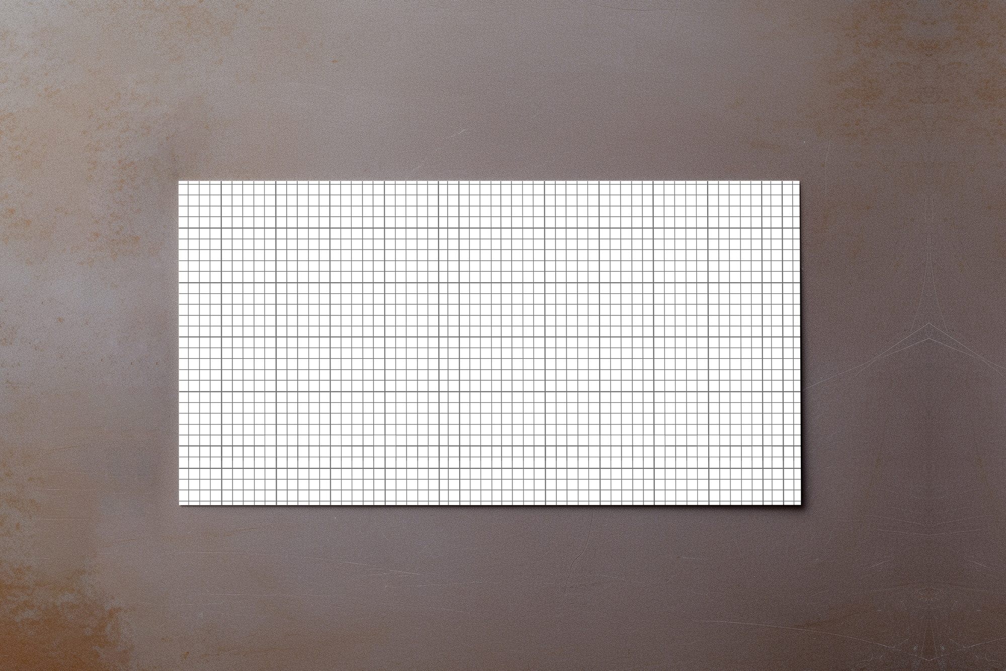 Free Download Horizontal PSD Paper Mockup grid