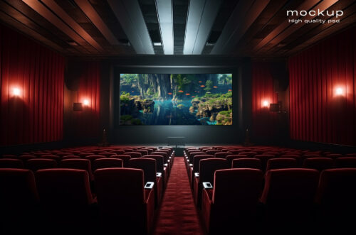 Movie cinema house template-