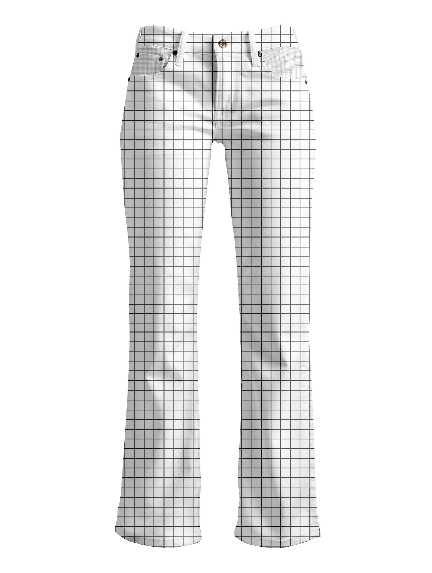 Free Download Women denim jeans mockup grid