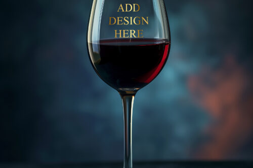 Free Download Wine Glass Mockup-1-
