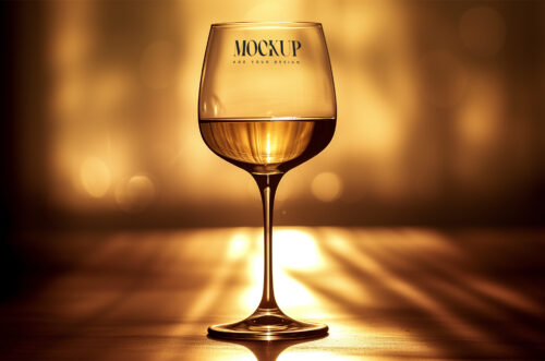 Free Download Wine Glass Mockup-8-