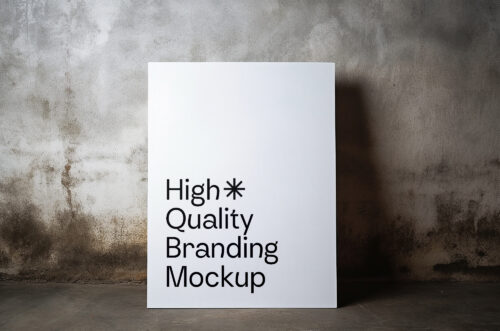 Free Download A4 paper isolated mockup