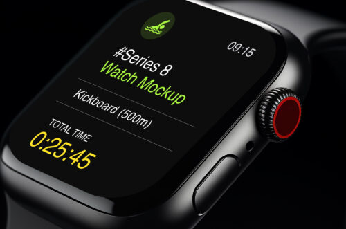 Free Download Apple watch isolated mockup