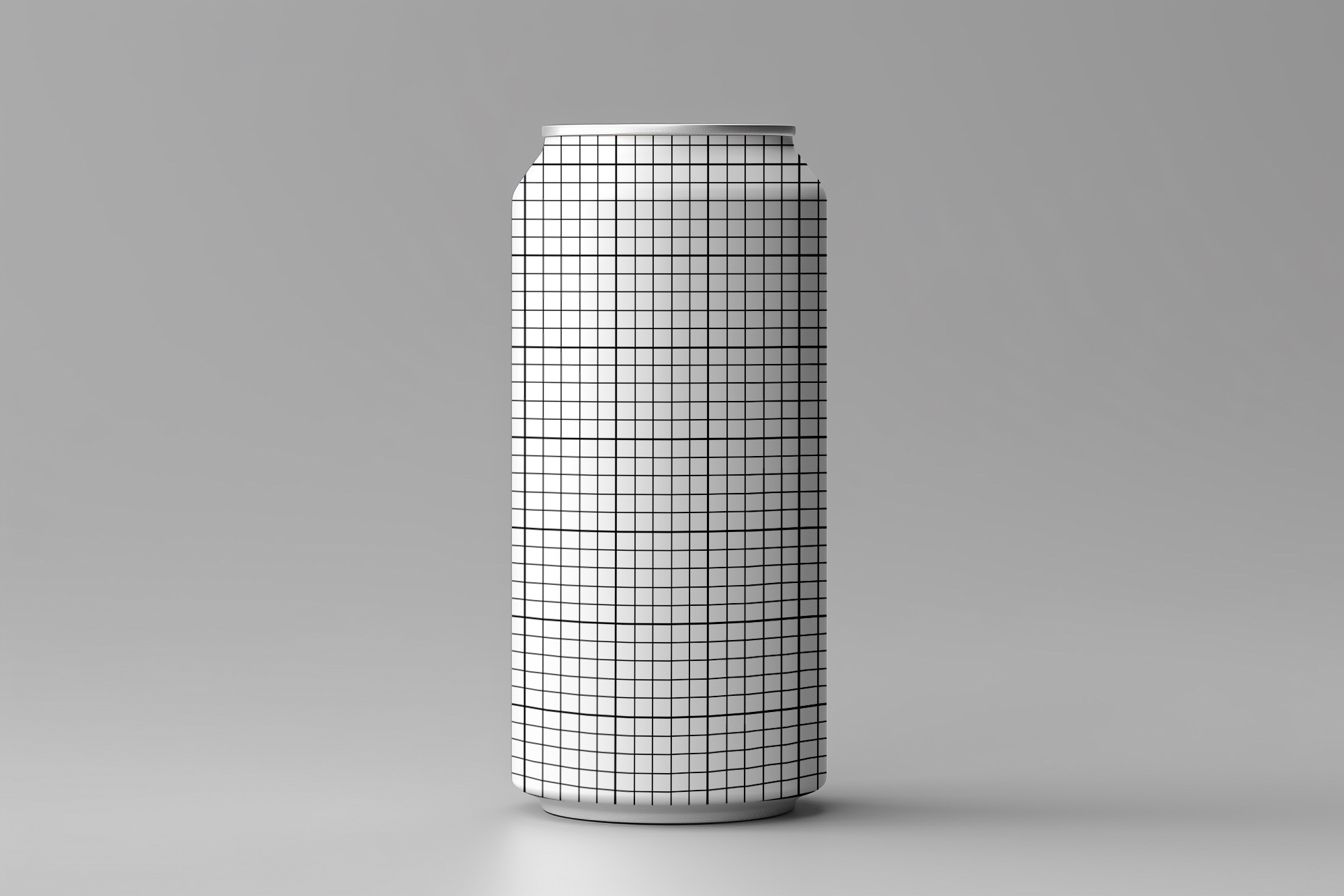 Free Download Aluminum can isolated template