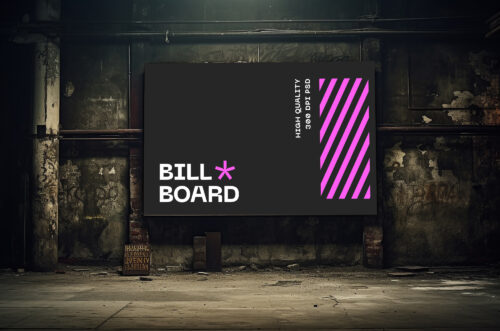 Free Download Billboard isolated mockup-MD