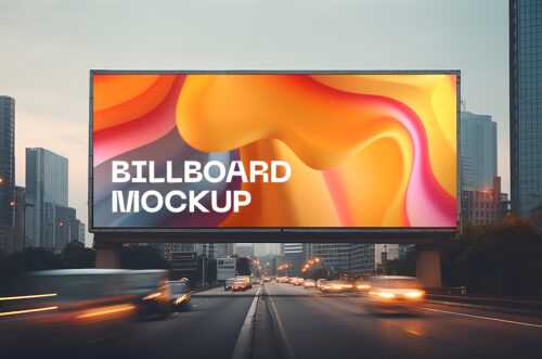 Free Download Billboard photoshop mockup