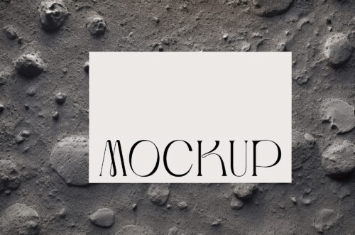 Free Download Card isolated mockup