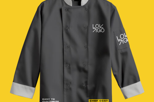 Free Download Chef coat isolated mockup