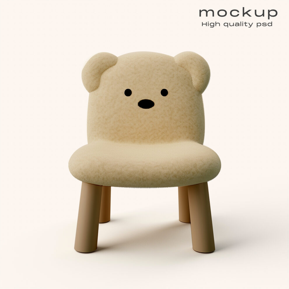 Free Download Child's Chair Mockup-