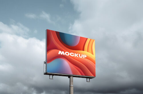 Free Download Corporate branding billboard mockup