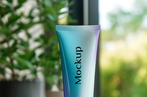 Free Download Cosmetic tube mockup PSD