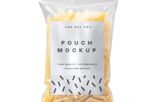 Free Download HD pasta pouch mockup template