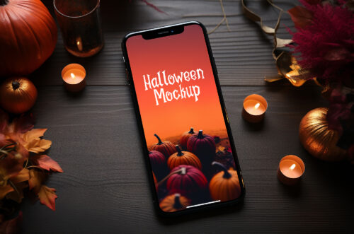Free Download Halloween phone design template