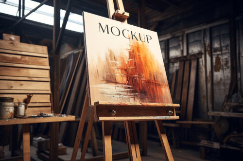 Free Download High-Resolution Canvas Mockup