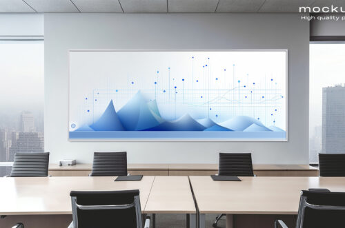 Free Download LED wall office template