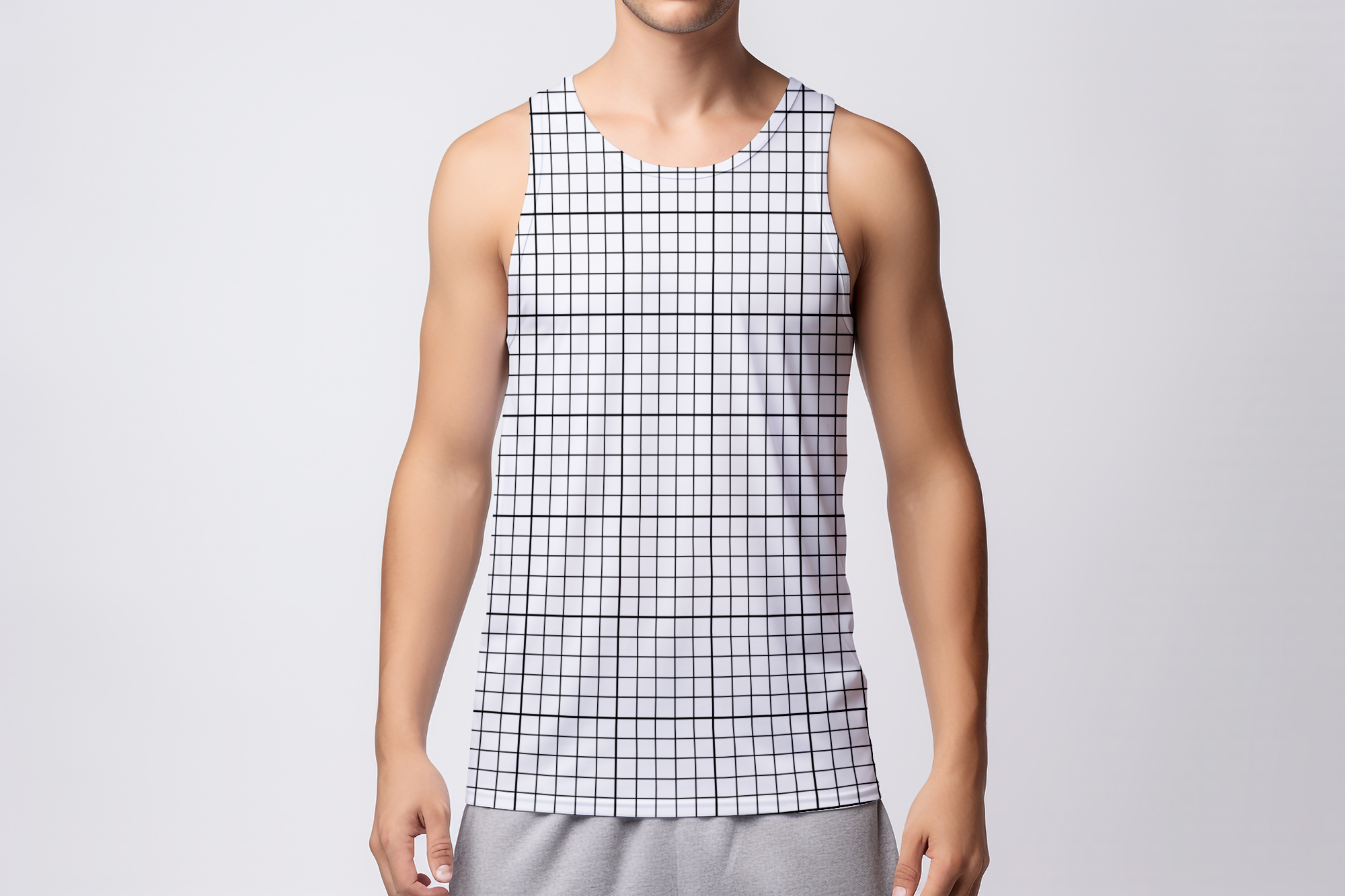 Free Download Male Tank Top Design Template