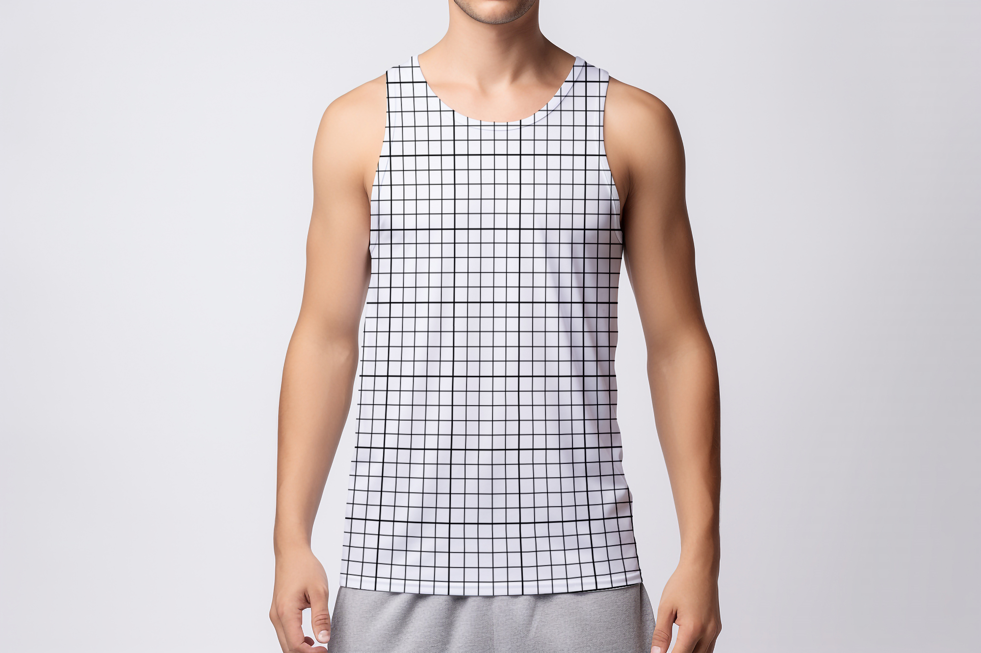 Male Tank Top Design Template Mockup Daddy
