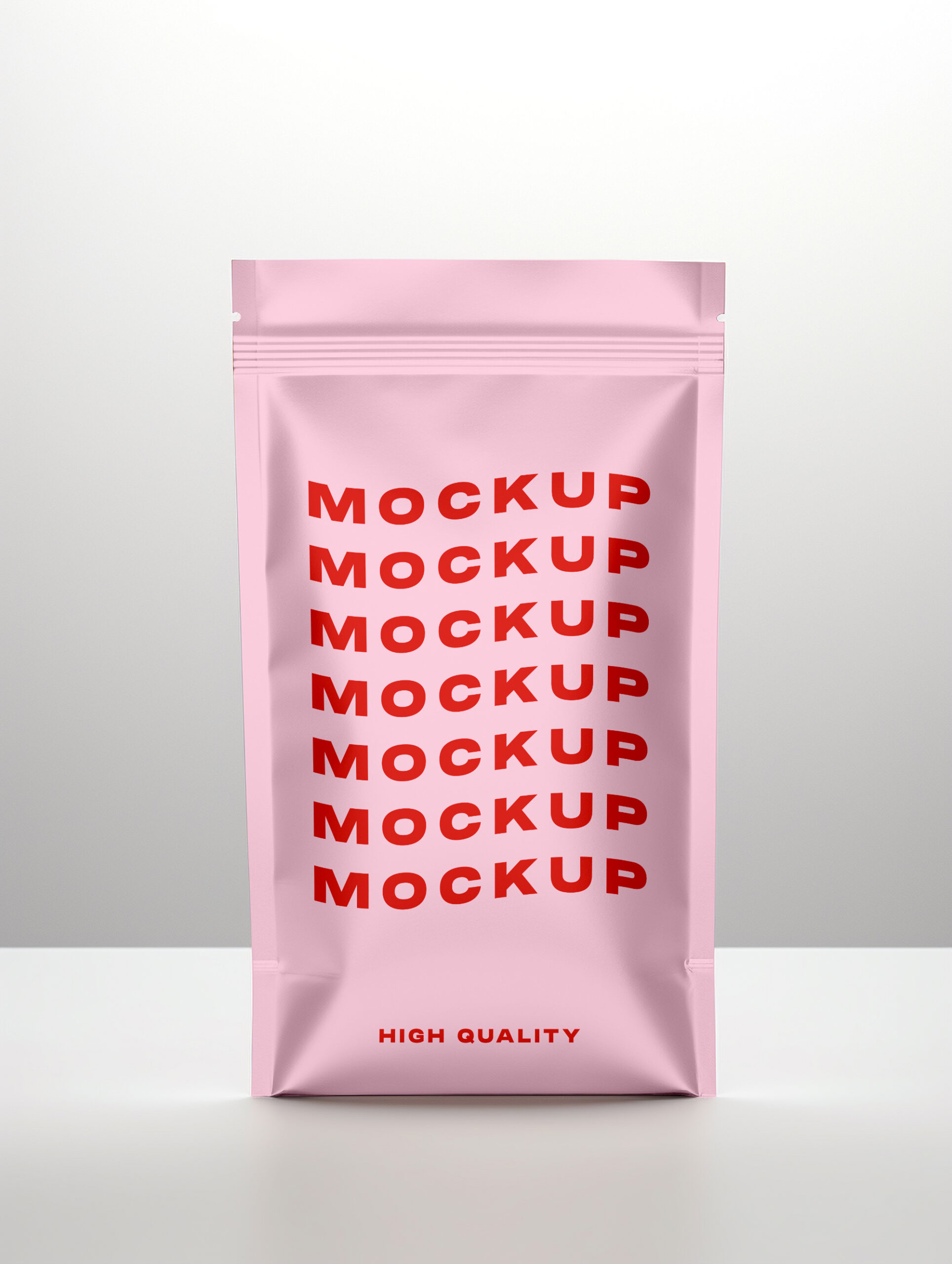 Free Download Pouch packaging mockup PSD
