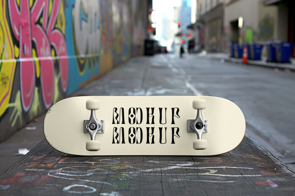 Free Download Skateboard Bottom Mockup