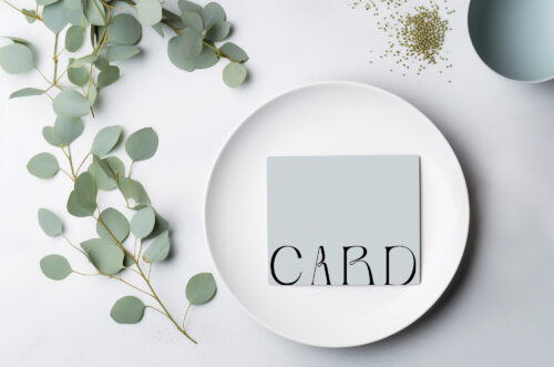 Free Download Square card photoshop mockup