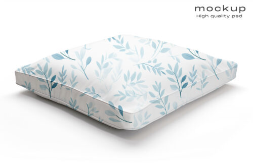 Free Download Square pillow mockup PSD