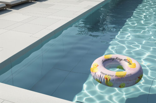 Free Download Swimming ring photoshop mockup-MD