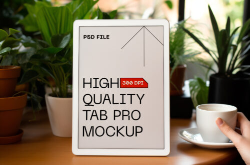 Free Download Tab isolated mockup