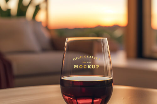 Free Download Wine Glass Mockup-18-